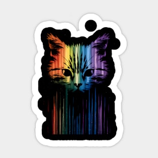 Rainbow Cat Mystique Sticker